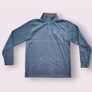 Free Fly Pullover Performance Sage Green 1/4 Snap Sweater Fleece Mens Size M EUC